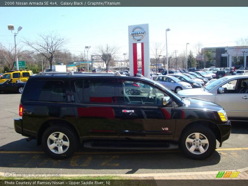 Galaxy Black / Graphite/Titanium 2006 Nissan Armada SE 4x4
