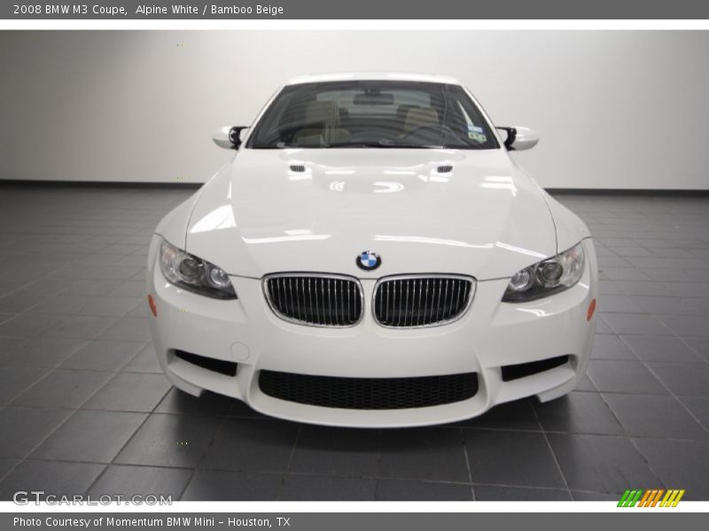 Alpine White / Bamboo Beige 2008 BMW M3 Coupe