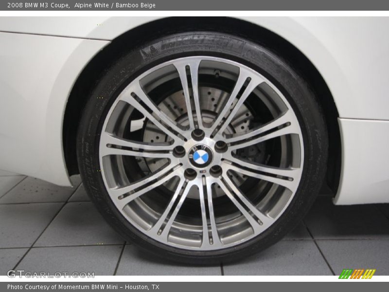 Alpine White / Bamboo Beige 2008 BMW M3 Coupe