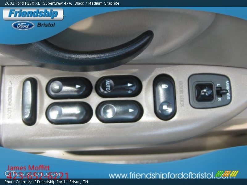 Black / Medium Graphite 2002 Ford F150 XLT SuperCrew 4x4