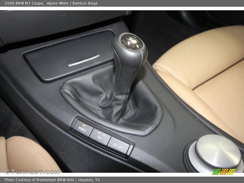 Alpine White / Bamboo Beige 2008 BMW M3 Coupe