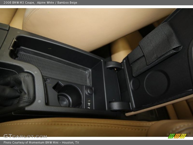 Alpine White / Bamboo Beige 2008 BMW M3 Coupe