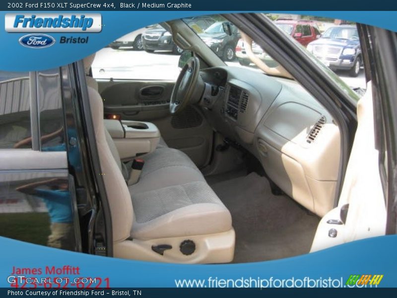 Black / Medium Graphite 2002 Ford F150 XLT SuperCrew 4x4