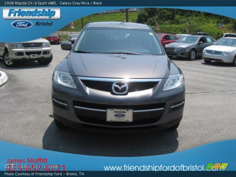Galaxy Gray Mica / Black 2008 Mazda CX-9 Sport AWD