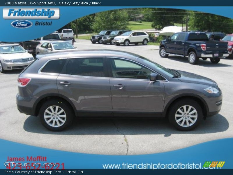 Galaxy Gray Mica / Black 2008 Mazda CX-9 Sport AWD