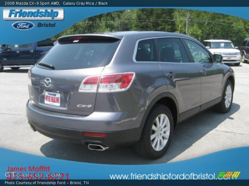 Galaxy Gray Mica / Black 2008 Mazda CX-9 Sport AWD