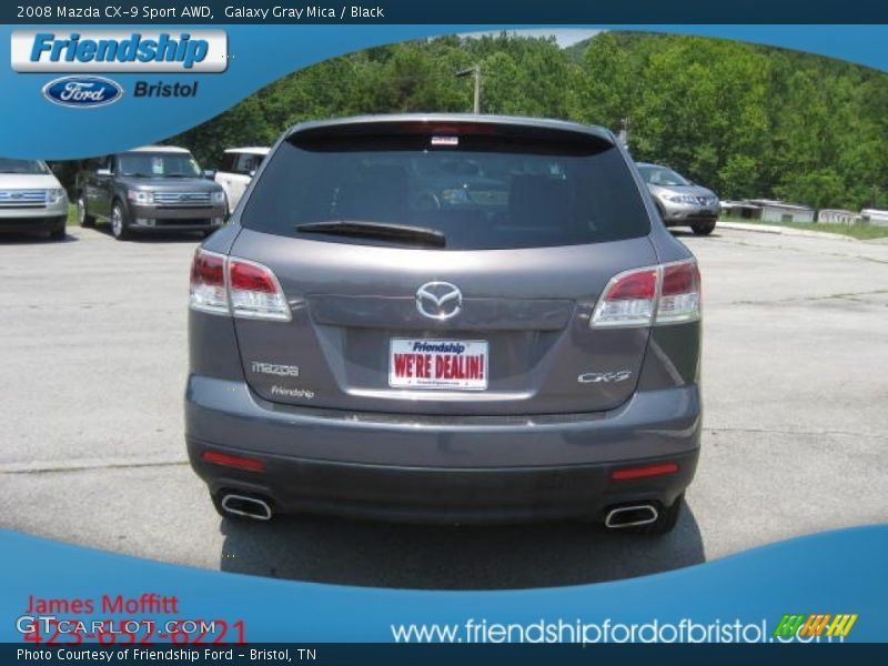 Galaxy Gray Mica / Black 2008 Mazda CX-9 Sport AWD