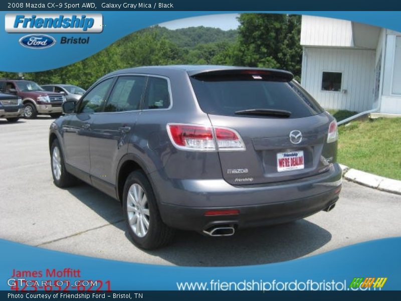 Galaxy Gray Mica / Black 2008 Mazda CX-9 Sport AWD