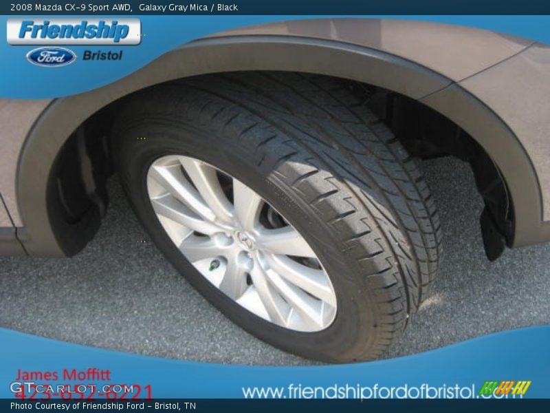 Galaxy Gray Mica / Black 2008 Mazda CX-9 Sport AWD