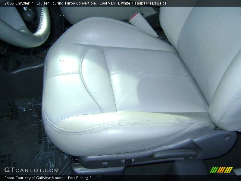 Cool Vanilla White / Taupe/Pearl Beige 2005 Chrysler PT Cruiser Touring Turbo Convertible