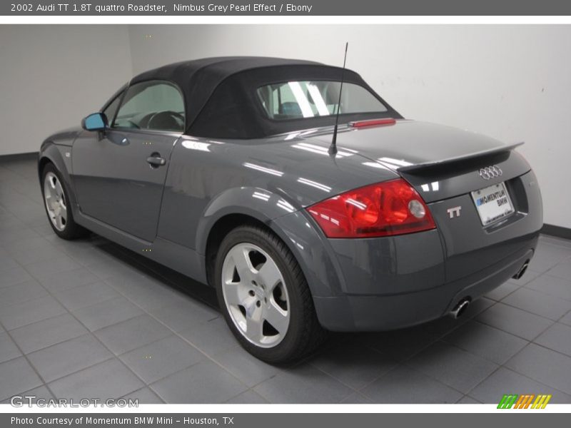 Nimbus Grey Pearl Effect / Ebony 2002 Audi TT 1.8T quattro Roadster