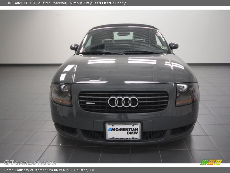Nimbus Grey Pearl Effect / Ebony 2002 Audi TT 1.8T quattro Roadster