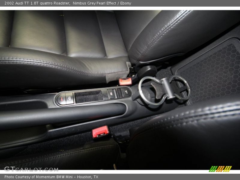 Nimbus Grey Pearl Effect / Ebony 2002 Audi TT 1.8T quattro Roadster