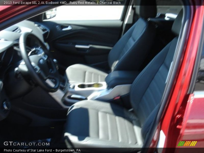 Ruby Red Metallic / Charcoal Black 2013 Ford Escape SEL 2.0L EcoBoost 4WD