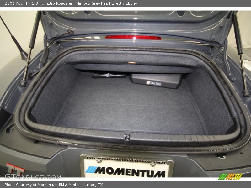 Nimbus Grey Pearl Effect / Ebony 2002 Audi TT 1.8T quattro Roadster
