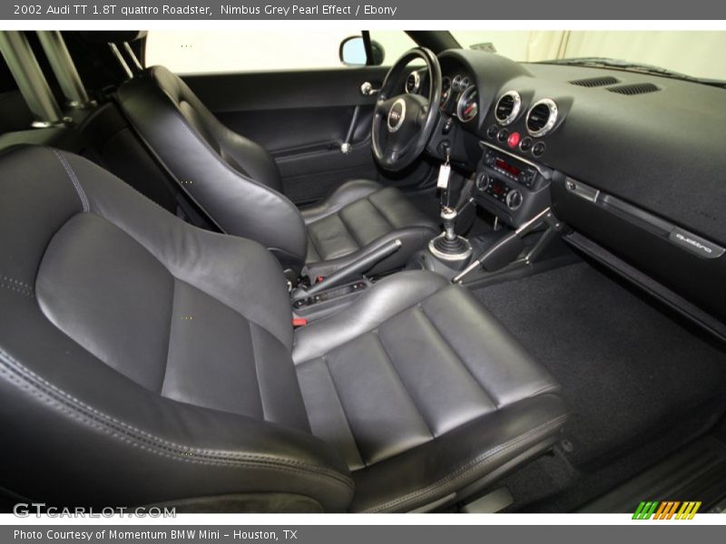  2002 TT 1.8T quattro Roadster Ebony Interior