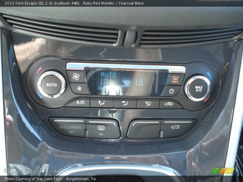 Ruby Red Metallic / Charcoal Black 2013 Ford Escape SEL 2.0L EcoBoost 4WD