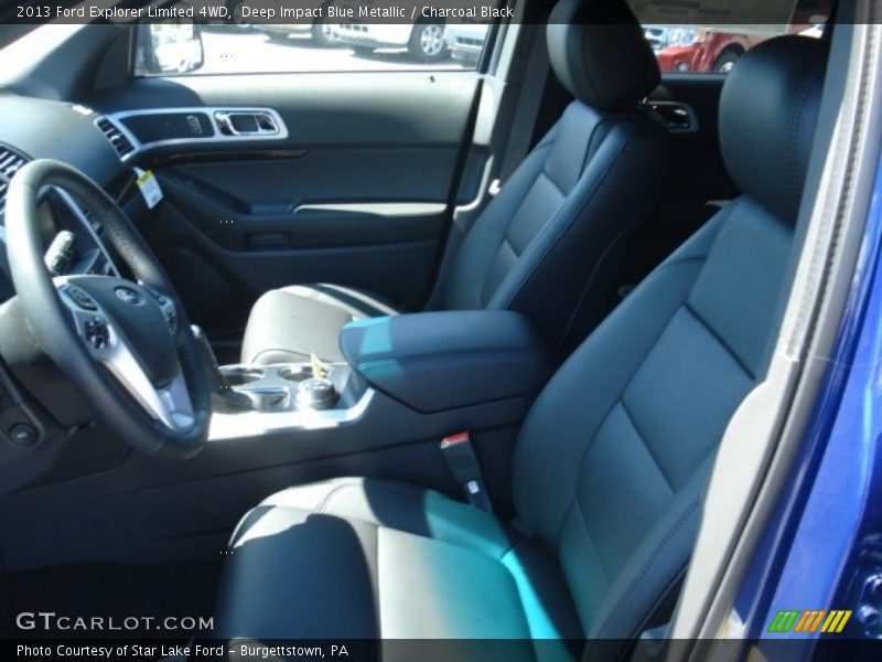 Deep Impact Blue Metallic / Charcoal Black 2013 Ford Explorer Limited 4WD