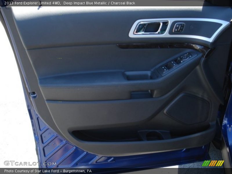 Deep Impact Blue Metallic / Charcoal Black 2013 Ford Explorer Limited 4WD