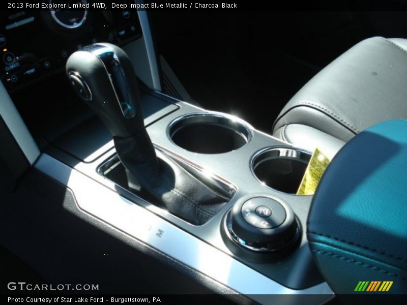 Deep Impact Blue Metallic / Charcoal Black 2013 Ford Explorer Limited 4WD