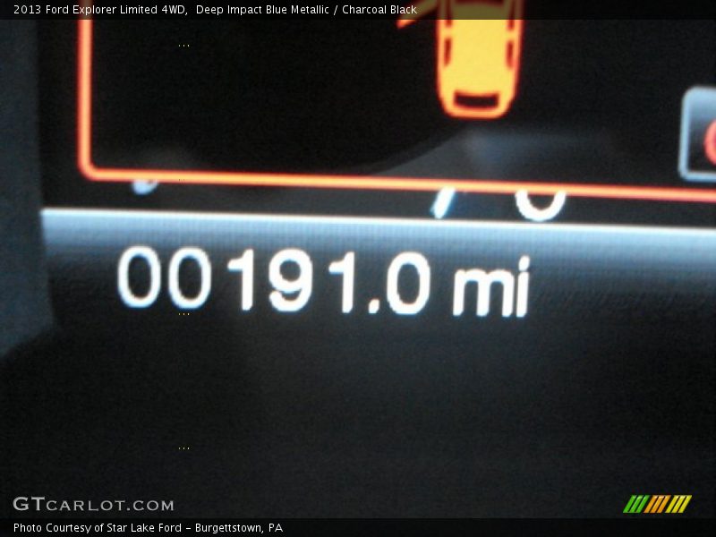 Deep Impact Blue Metallic / Charcoal Black 2013 Ford Explorer Limited 4WD