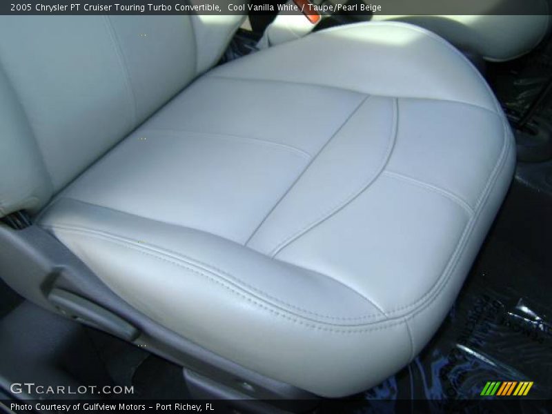 Cool Vanilla White / Taupe/Pearl Beige 2005 Chrysler PT Cruiser Touring Turbo Convertible