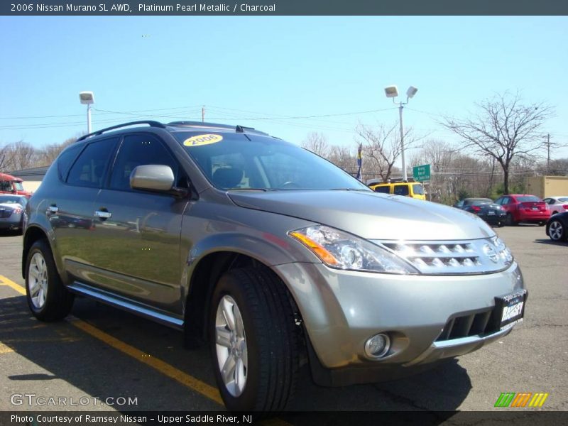 Platinum Pearl Metallic / Charcoal 2006 Nissan Murano SL AWD