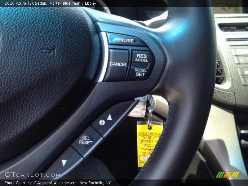 Controls of 2010 TSX Sedan