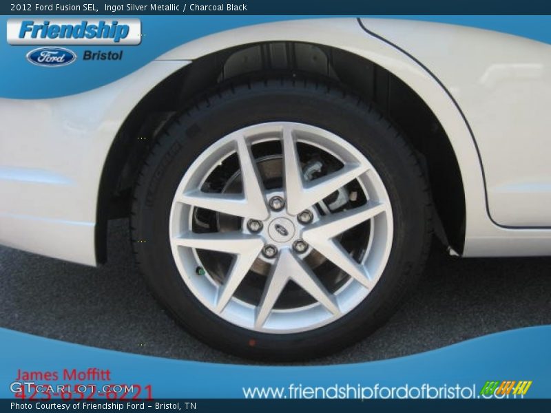 Ingot Silver Metallic / Charcoal Black 2012 Ford Fusion SEL