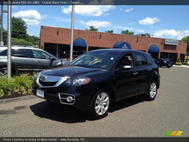 Crystal Black Pearl / Taupe 2010 Acura RDX SH-AWD