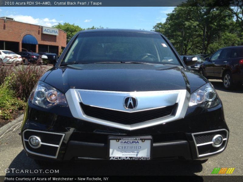 Crystal Black Pearl / Taupe 2010 Acura RDX SH-AWD