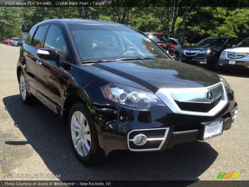 Crystal Black Pearl / Taupe 2010 Acura RDX SH-AWD