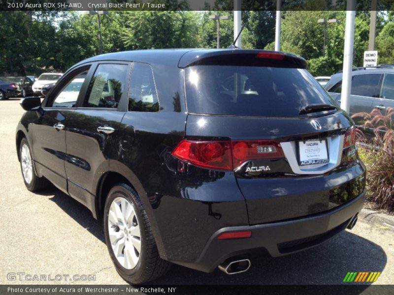 Crystal Black Pearl / Taupe 2010 Acura RDX SH-AWD