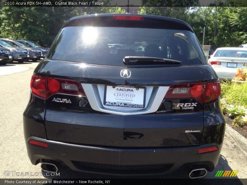 Crystal Black Pearl / Taupe 2010 Acura RDX SH-AWD