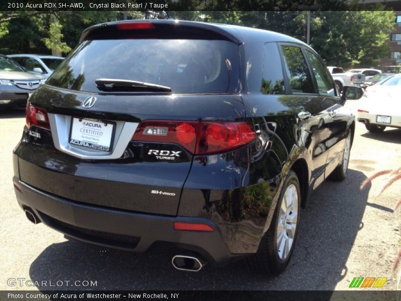 Crystal Black Pearl / Taupe 2010 Acura RDX SH-AWD