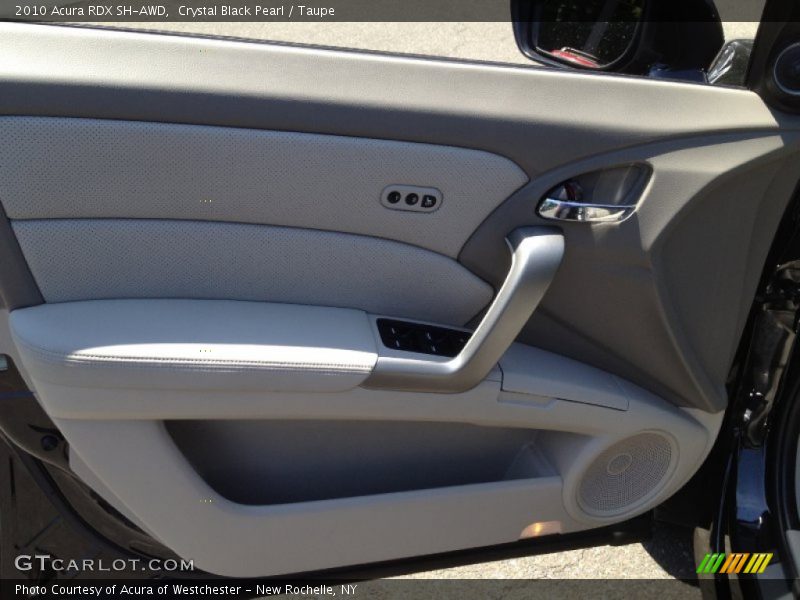 Crystal Black Pearl / Taupe 2010 Acura RDX SH-AWD