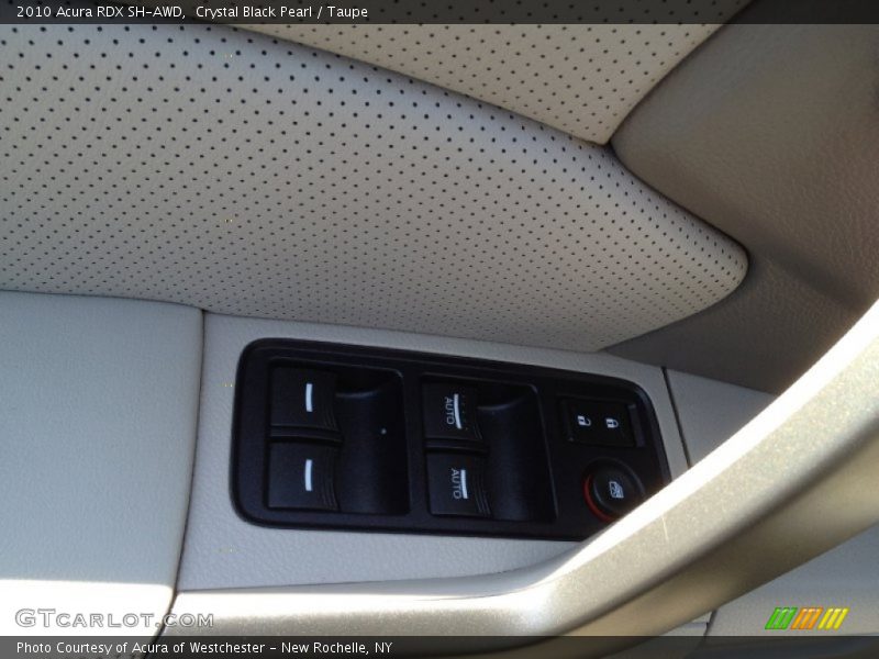 Crystal Black Pearl / Taupe 2010 Acura RDX SH-AWD