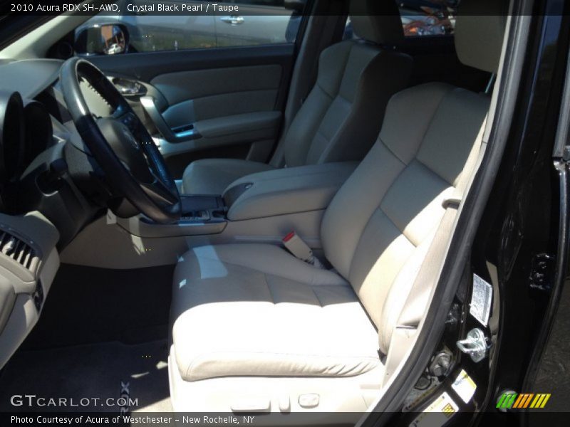 Crystal Black Pearl / Taupe 2010 Acura RDX SH-AWD