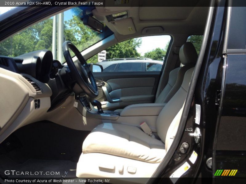 Crystal Black Pearl / Taupe 2010 Acura RDX SH-AWD
