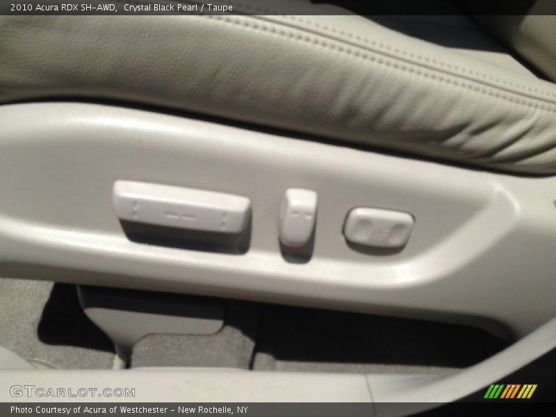 Crystal Black Pearl / Taupe 2010 Acura RDX SH-AWD