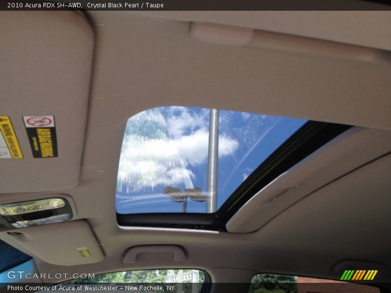 Crystal Black Pearl / Taupe 2010 Acura RDX SH-AWD