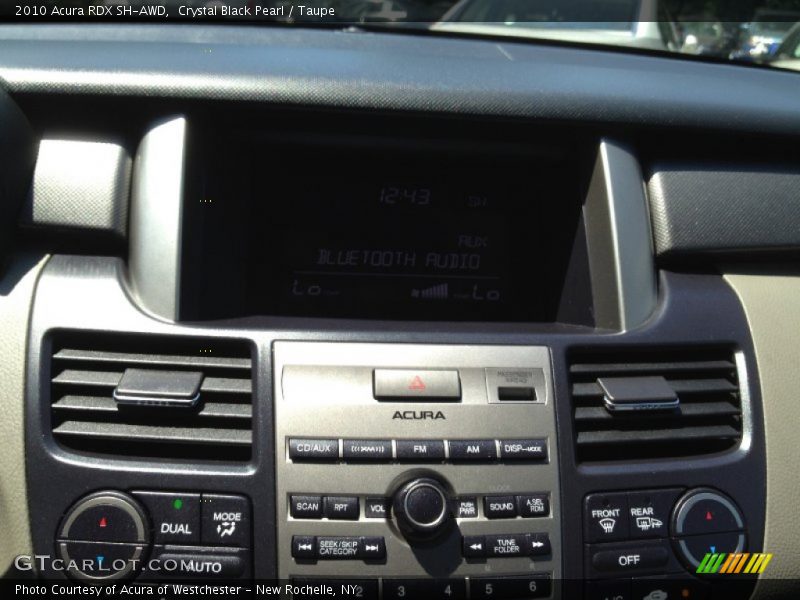 Crystal Black Pearl / Taupe 2010 Acura RDX SH-AWD