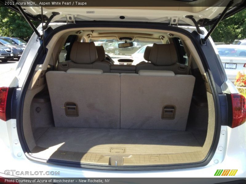 Aspen White Pearl / Taupe 2011 Acura MDX