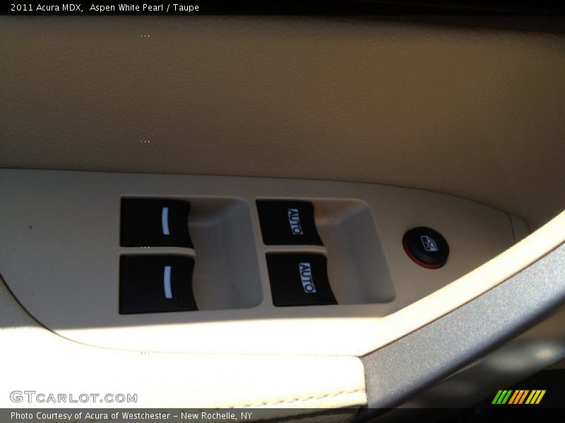 Aspen White Pearl / Taupe 2011 Acura MDX