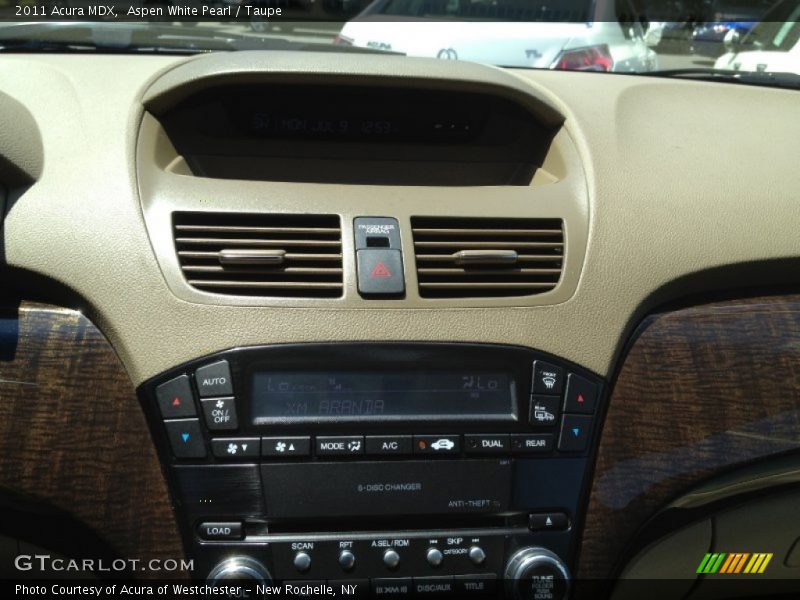 Aspen White Pearl / Taupe 2011 Acura MDX