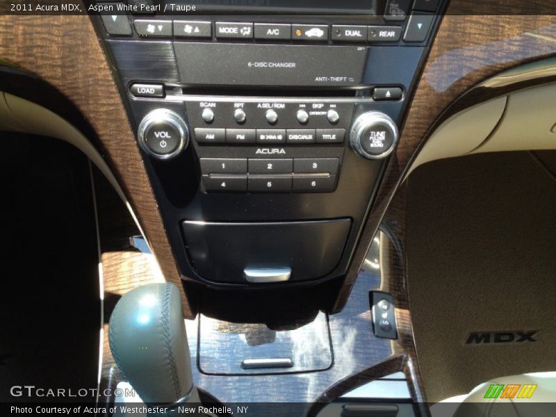 Aspen White Pearl / Taupe 2011 Acura MDX