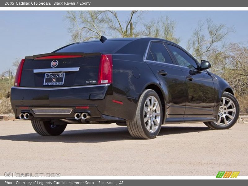 Black Raven / Ebony 2009 Cadillac CTS Sedan