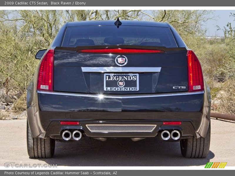Black Raven / Ebony 2009 Cadillac CTS Sedan