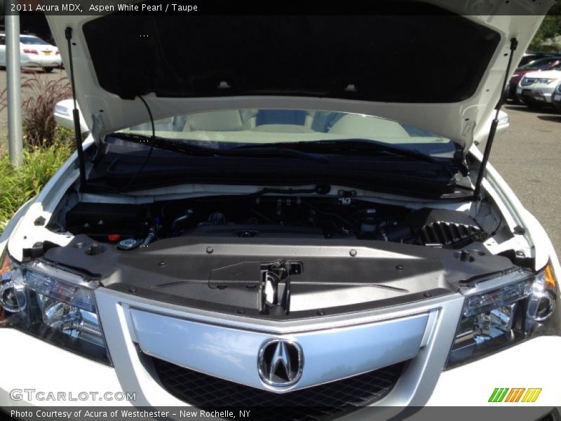 Aspen White Pearl / Taupe 2011 Acura MDX