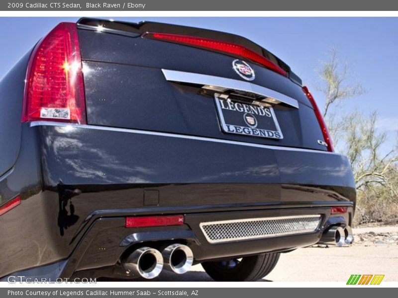 Black Raven / Ebony 2009 Cadillac CTS Sedan